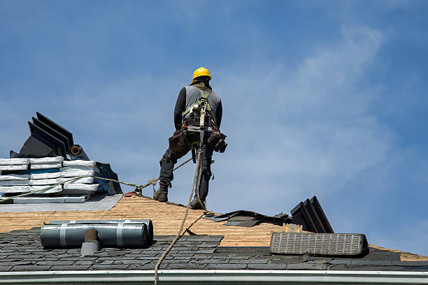 Professional Flat Roof Repair technician working in Neptune Beach, FL